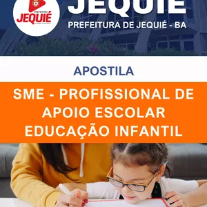 Imagem de capa para o Ebook Apostila Concurso Pref. Jequié-BA 2023 | Profissional de Apoio Educação Infantil - SME