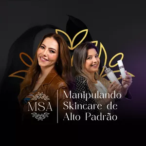 Manipulando skincare de alto padrão