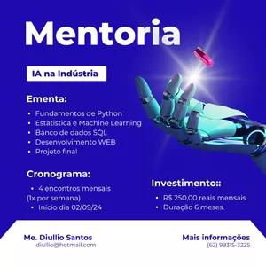 Imagem de capa para o Curso online Fundamentos de Python - Inteligência Artificial na Indústria Farmacêutica