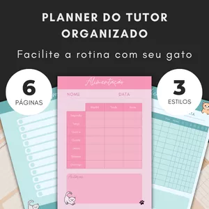Imagem de capa para o Ebook Planner do Tutor Organizado