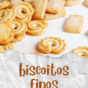 Imagem de capa para o Curso online BISCOITOS FINOS - Chef Kelma Gual