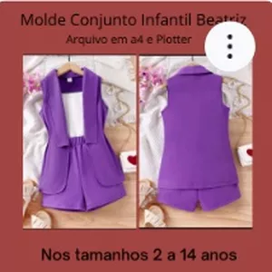 Imagen de portada para Ebook PATRON DE CONJUNTO INFANTIL CHALECO Y SHORT TALLAS ((( 2 A 14 AÑOS )