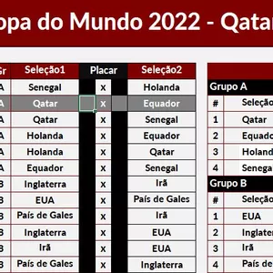 Imagem de capa para o Curso online Planilha Campeonato Brasileiro 2022 e Copa do Mundo 2022
