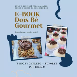 Imagem de capa para o Ebook BRIGADEIROS GOURMET FAÇA E VENDA
