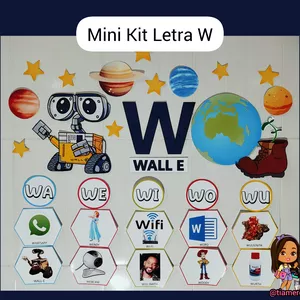 Imagem de capa para o Ebook Mini Kit Letra W