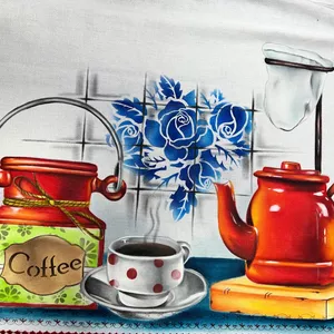 Imagem de capa para o Curso online Pintura em Tecido - Workshop -"Café & Cores: Explorando a Arte em Tecido"