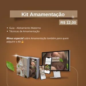 Imagem de capa para o Ebook Kit Amamentação