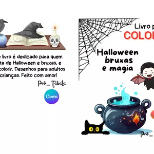 Imagem de capa para o Ebook Halloween - Livro de Colorir