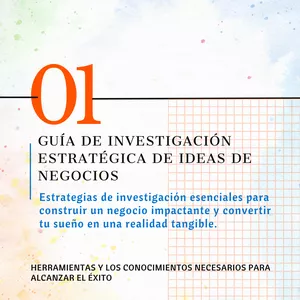Imagen de portada para Ebook Guía de Investigación Estratégica para Ideas de Negocios, emprendimiento o marca: Toma Decisiones Informadas y Estratégicas