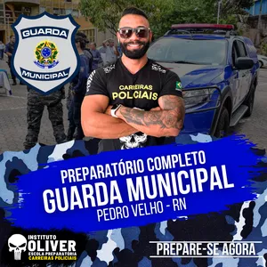Imagem de 👮‍♂️ Preparatório Completo GUARDA MUNICIPAL de PEDRO VELHO - RN 👮‍♂️ GCM - Instituto Óliver criado por Instituto Óliver Escola Preparatória Carreiras Policiais na hotmart