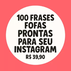 Imagem de capa para o Ebook Pacote com 100 Frases Ilustradas – Feed + Stories