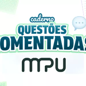 Imagem de capa para o Curso online Caderno de Questões Comentadas de Legislação do MPU