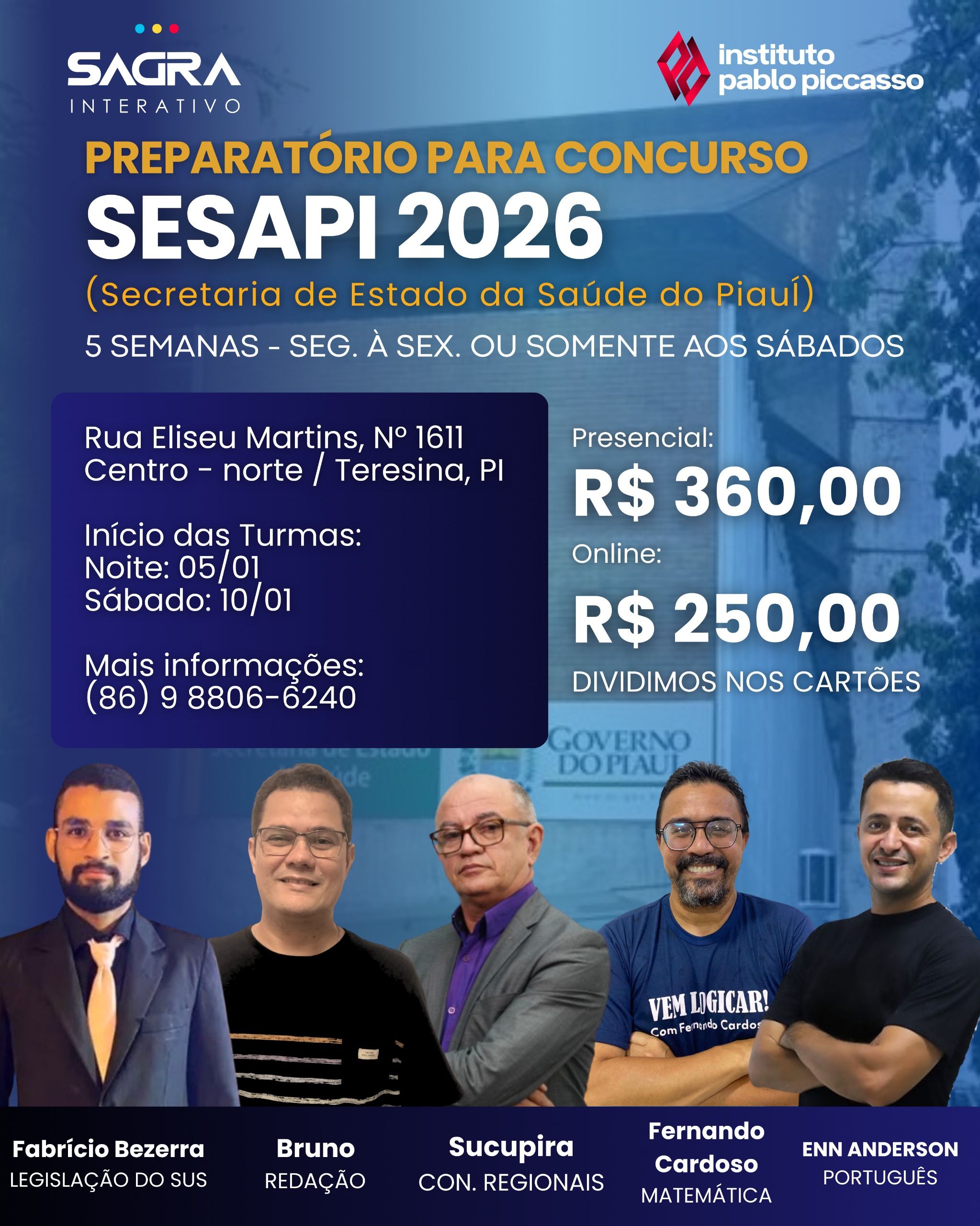 Imagem do curso Preparatório Concurso SESAPI