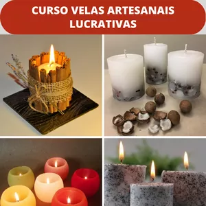Imagem do curso VELAS ARTESANAIS LUCRATIVAS 