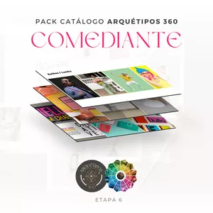 Imagem de capa para o Curso online PACK CATÁLOGO ARQUETÍPICO DIGITAL - COMEDIANTE