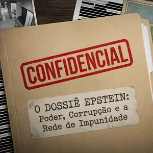 Imagem de capa para o Ebook O Dossiê Epstein: A Rede de Poder e Impunidade.
