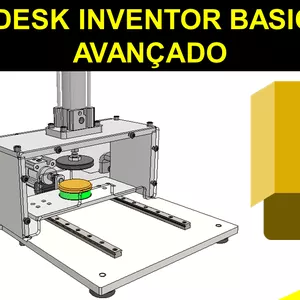 Imagem de capa para o Curso online Autodesk Inventor Básico ao Avançado
