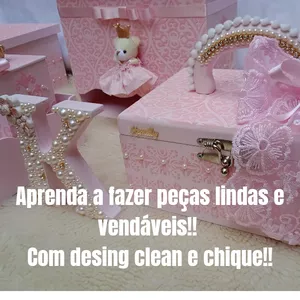Curso de Decoração Baby, Ursinha princesa 