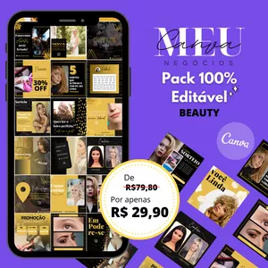 Curso Pack Meu Canva (Beauty)