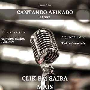 Imagem de capa para o Ebook Cantando Afinado