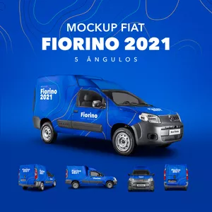 Imagem de capa para o Curso online MOCKUP FIAT FIORINO 2021 - 5 ÂNGULOS