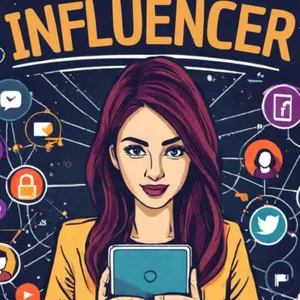Imagem de capa para o Ebook Manual do Influencer: O Segredo para Viver das Redes