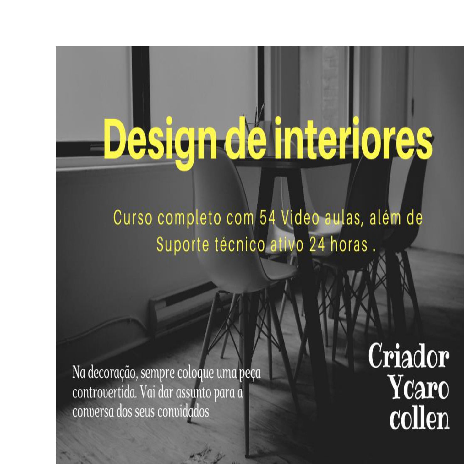 Curso CURSO COMPLETO DE DESIGN DE INTERIORES