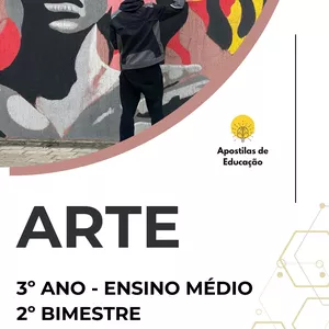 Imagem de capa para o Ebook Arte 3º Ano 2º Bimestre (Ensino Médio) - Apostila com Planos de Aula