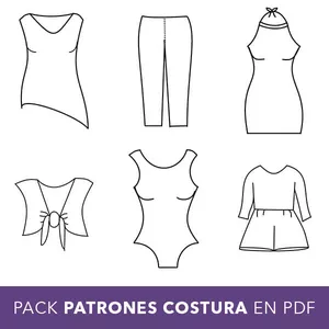 Imagen de portada para Curso online Pack 65 patrones de costura premium 