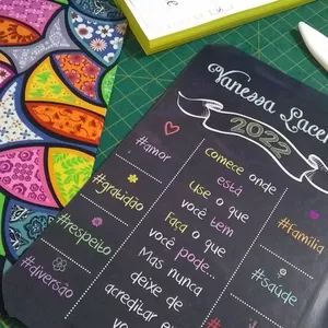 Imagem de capa para o Curso online Agenda Personalizada Estilo Chalkboard
