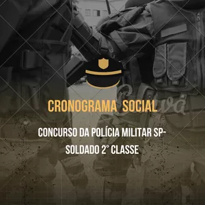 Imagem de capa para o Ebook Cronograma Social- PM SP