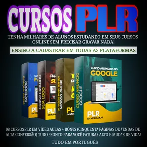 Imagem de capa para o Curso online CURSOS PLR EM VÍDEO AULAS