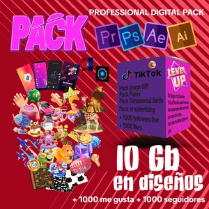Cover image for Ebook 10 GB DESIGNS, TEMPLATES, TIK TOK IMAGES