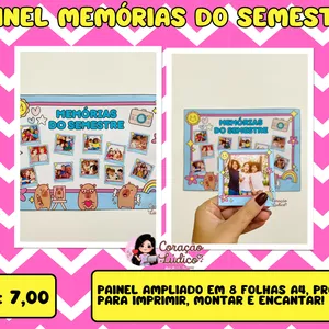 Imagem de capa para o Ebook 📸 Painel Memórias do Semestre 