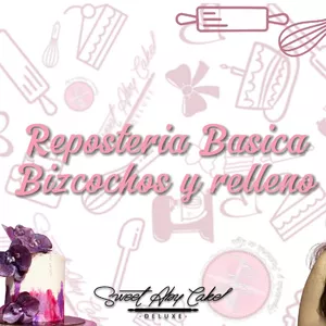 Imagen de portada para Curso online REPOSTERIA BASICA, BIZCOCHOS Y RELLENOS 