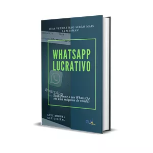 Imagem de capa para o Ebook WhatsApp Lucrativo