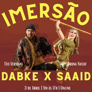 Imagem de capa para o Evento online IMERSÃO DABKE X SAAID
