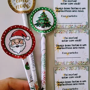 Imagem de capa para o Ebook Ponteiras de Lápis Natal e Ano Novo