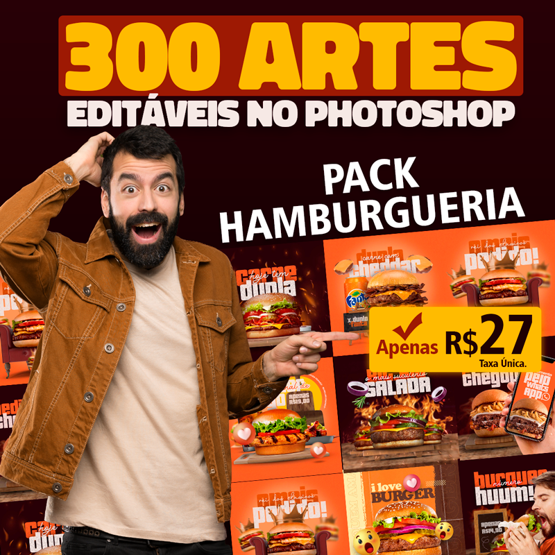 Imagem do curso Pack 300 Hamburgueria