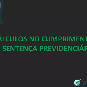 Imagem de capa para o Curso online Cálculos para o Cumprimento de Sentença Previdenciária