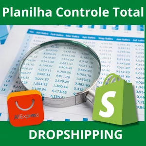 Imagem de capa para o Curso online Planilha controle total dropshipping