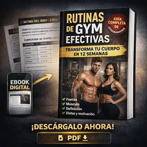 Imagen de portada para Ebook Rutinas de Gym