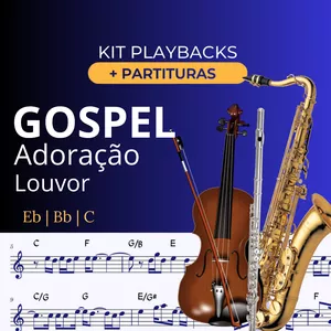 Imagem de capa para o Curso online Coletânea Gospel (Kit Playbacks e Partituras)