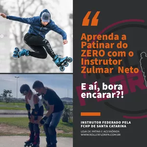 Imagem de capa para o Curso online Aulas de patinação / Aprenda a patinar do ZERO