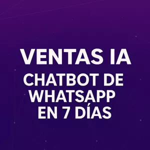 Imagen de portada para Curso online Ventas IA: Asistente de WhatsApp en 7 Días