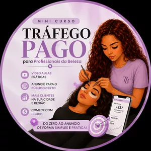 Imagem de Tráfego Pago para a Beleza: Faça Você Mesma criado por Thalia Brows na hotmart