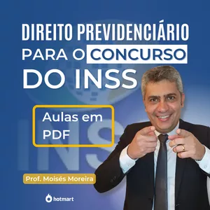 Imagem de capa para o Curso online SÓ PDF - Direito Previdenciário para o Concurso do INSS - Conforme edital do INSS