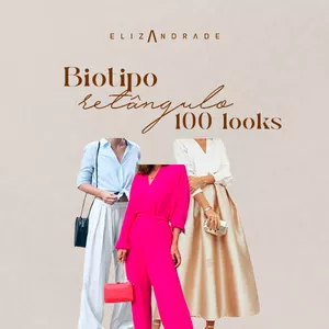 Imagem de capa para o Ebook 100 Looks para Biotipo Retângulo
