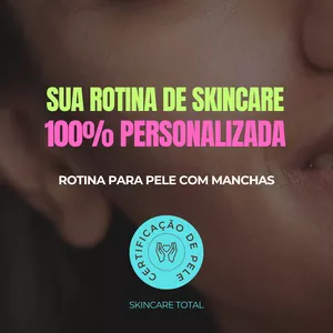 Imagem de capa para o Curso online Rotina para Pele com MANCHAS Skincare Total
