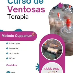 Imagem do curso CURSO DE VENTOSATERAPIA - Método Cupparium